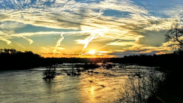 Walking across the hanging pedestrian bridge to Belle Isle is something you have to do in Richmond