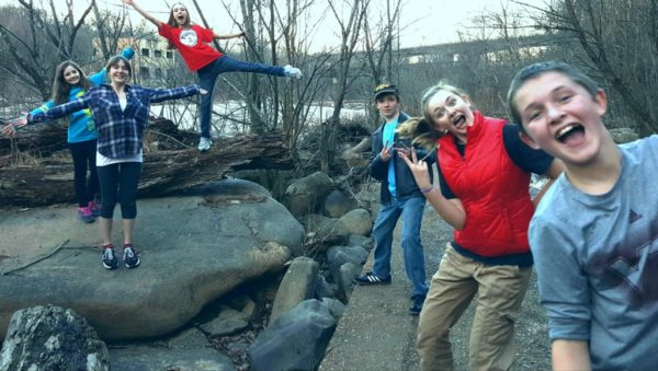 Rock hopping is a fun thing to do in Richmond